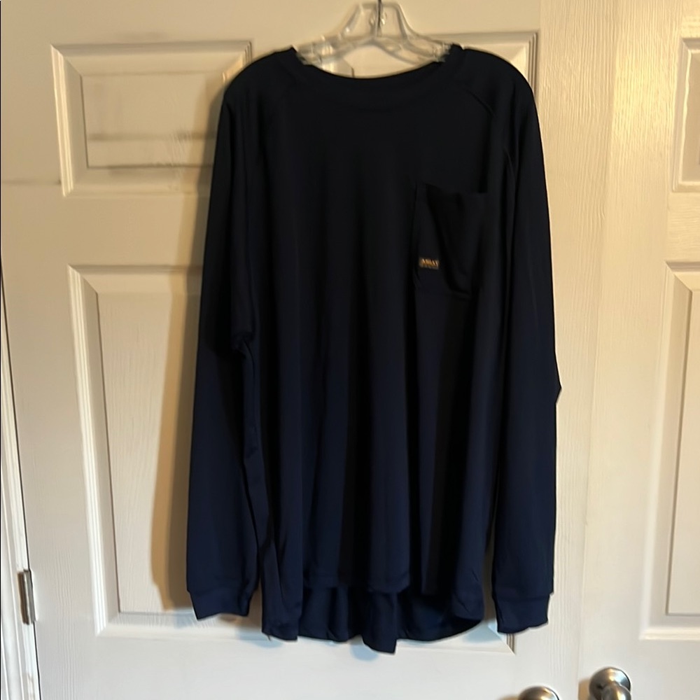 Ariat Navy Graphic Long Sleeve Shirt
